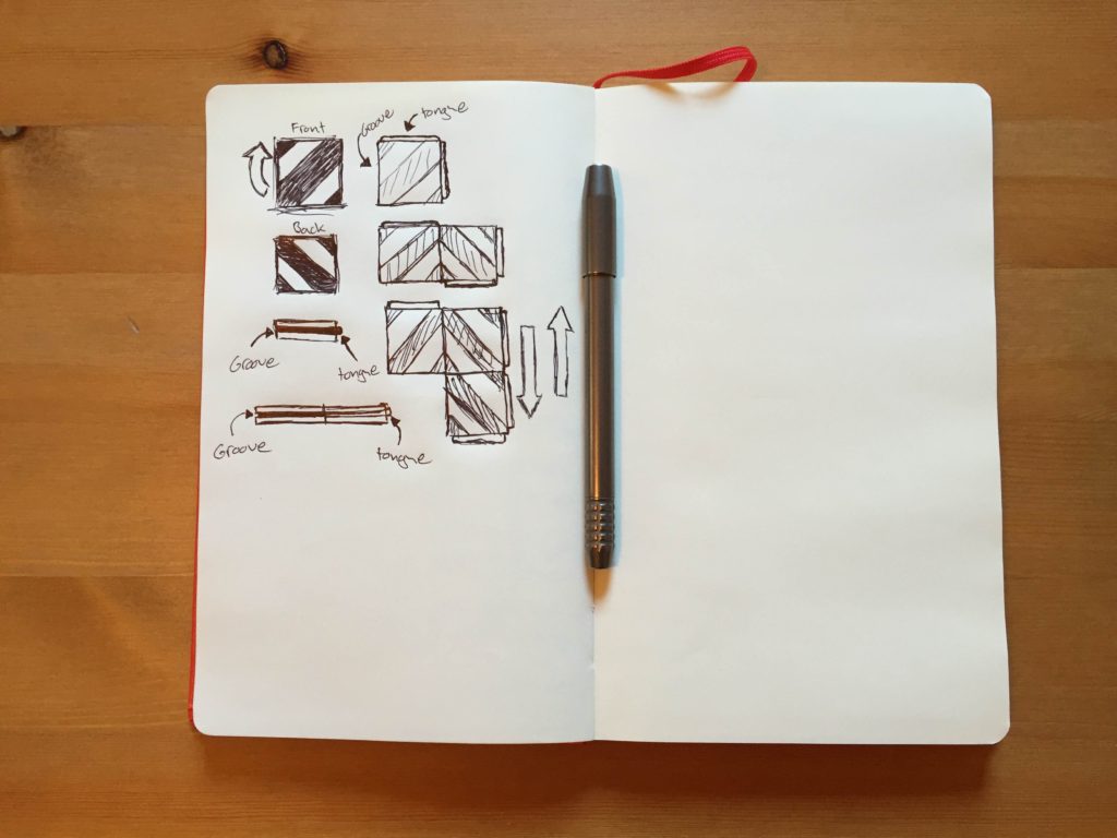My initial drawings