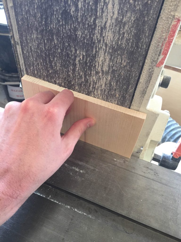 Sanding out the lumps